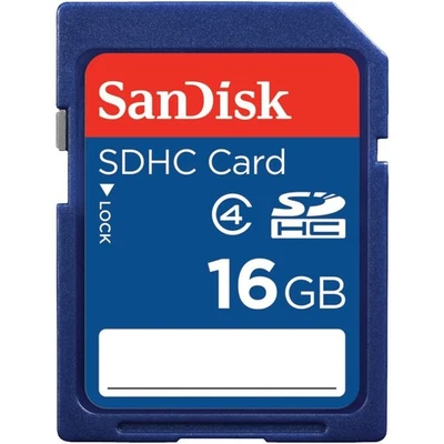 SanDisk 16GB Standard SD SDHC Card Class 4 SDSDB-016G-A46  Very Good 5E - Image 1 of 3