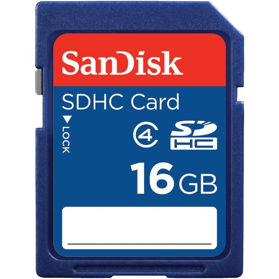 SanDisk 16GB Standard SD SDHC Card Class 4 SDSDB-016G-A46  Very Good 5E - Image 1 of 3