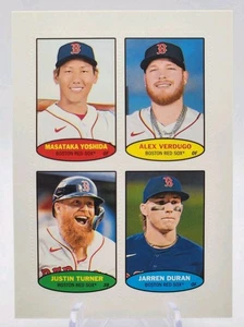 2023 Topps Heritage YOSHIDA/VERDUGO/TURNER/DURAN #74S-9,10,11,12  Stamps  MINT! - Picture 1 of 2