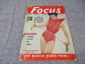 FOCUS APRIL 1952 SOEKARNO RISING GIANT OF ASIA - Foto 1 di 2