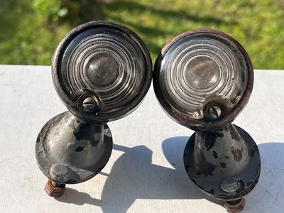 Vintage Retro Car Original Turn Signal Lights Gaz-69 Front Indicator Soviet USSR - Image 1 of 4