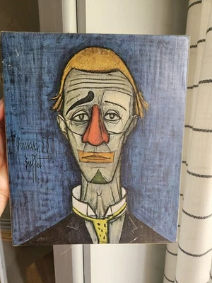 BERNARD BUFFET 55 "TETE DE CLOWN" IMPRESIÓN SOBRE LIENZO    Foto 1 de 4