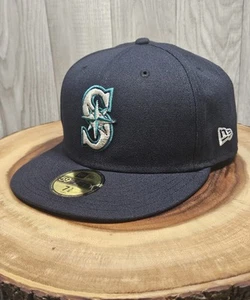 Seattle Mariners New Era 59Fifty Fitted Hat Cap Size 7 5/8 MLB Baseball - Picture 1 of 14