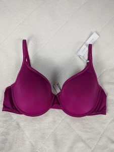 Victoria's Secret NEW T-Shirt Bra Lightly Lined Demi Women's Size 34C Fuchsia - Picture 1 of 4