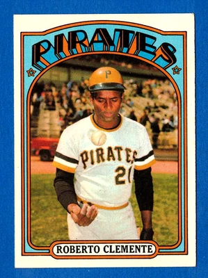 1972 TOPPS #309 ROBERTO CLEMENTE PITTSBURGH PIRATES CARD -- EX MINT - Image 1 of 2
