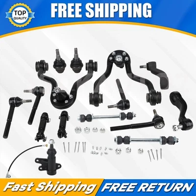 Barra estabilizadora de rótula de brazo de control superior delantero de 15 piezas para Chevy GMC K1500 Tahoe Yukon Foto 1 de 4