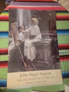 LA FONTANA, VILLA TORLONIA Poster 1987 John Singer Sargent 24x38" - Foto 1 di 1
