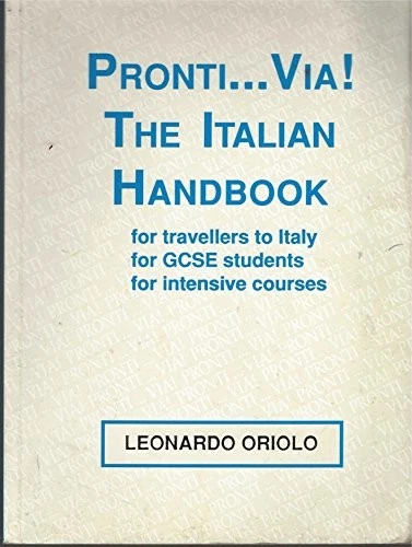 Pronti... via!: The Italian Handbook by Leonardo Oriolo Book Book The Fast Free - Image 1 of 2
