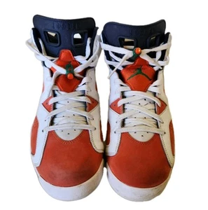 Nike Air Jordan 6 Retro 384664-145 Men’s Size 11.5 Gatorade Orange Sneakers - Picture 1 of 13