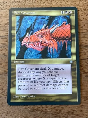 Fire Covenant  NM+ NEVER PLAYED MtG Magic Ice Age FREE SHIPPING - Image 1 of 3