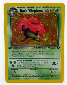 Dark Vileplume 1st Edition HOLO Pokemon | 13/82 Team Rocket | Englisch - Picture 1 of 2