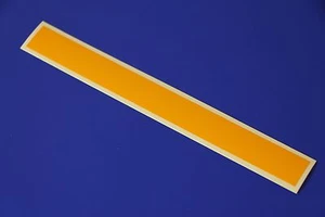 Golden Yellow Sport 6" X 60" Vinyl Windshield Banner Decal Racing Strip Blank - Picture 1 of 1