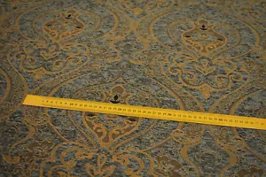 Möbelstoff Bezugsstoff Polsterstoff Meterware Stof Jacquard Ornament Barock Rank - Bild 1 von 10