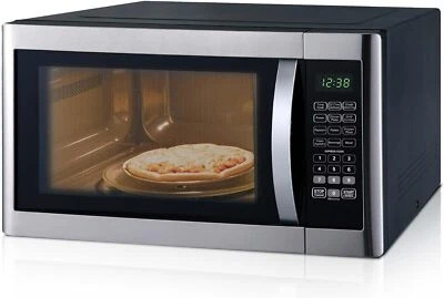 Smad 1100W 42L Microwave Oven with Grill Combination Easy Clean 11 Power Level - Image 1 of 4