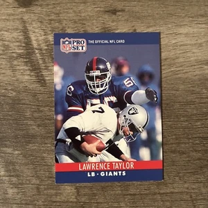 1990 Pro Set #231 Lawrence Taylor NFL New York Giants Football Card - Picture 1 of 2