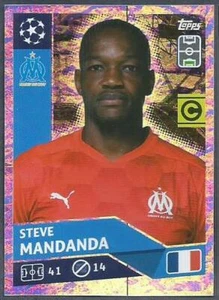 TOPPS UEFA CHAMPIONS LEAGUE-2020-21- #003-MARSEILLE-STEVE MANDANDA-SILVER FOIL - Picture 1 of 1