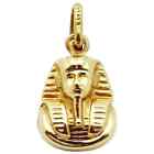Vintage 9ct. Yellow Gold 3D Egyptian Pharaoh Charm Pendant