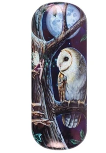 Fairy Tales by Lisa Parker glasses case, hard cover case, Owl - Picture 1 of 1