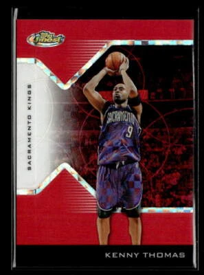 Kenny Thomas Red Xfractor Finest #26 2004/99 casi como nuevo Foto 1 de 2