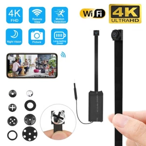 Mini cámara inalámbrica WIFI 4K HD 1080P grabadora de video hágalo usted mismo kit de módulo de botón DVR - Imagen 1 de 31
