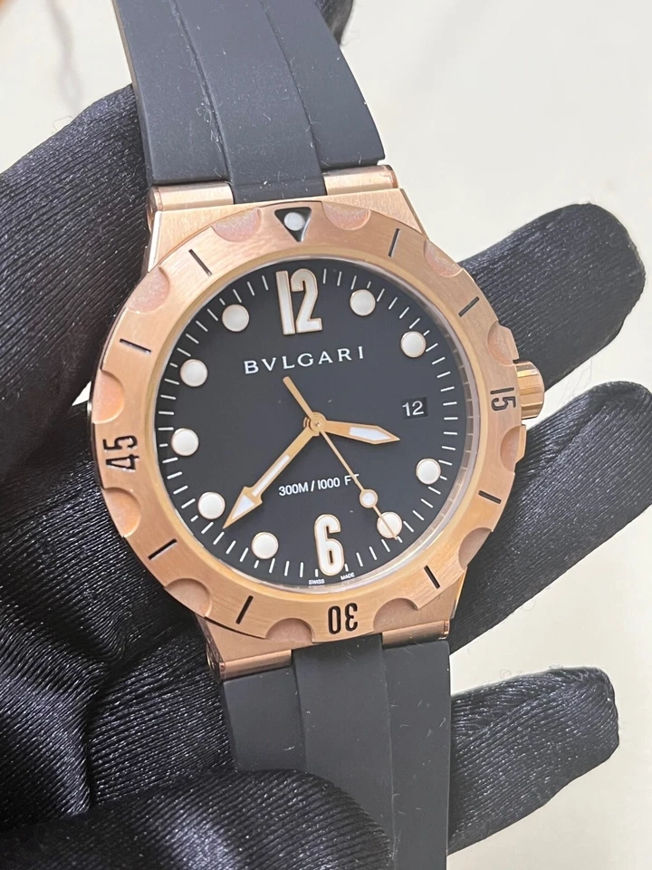 Bvlgari Diagono Men's Black Watch - CH40GTA