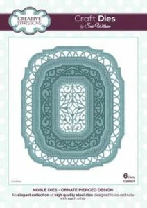 ornate pierced design - noble dies -creative expression sue wilson - ced5507 - Picture 1 of 1