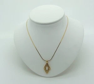 Genuine Opal with genuine Crystals Necklace by Ronte' of Beverly Hills - Picture 1 of 5