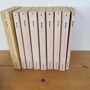 Vintage LOT OF 9 Little House on the Prairie Books, 1971, Harper & Row, Wilder - Picture 1 of 8