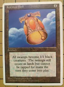 KORMUS BELL - MAGIC THE GATHERING - 4a EDICIÓN - RARO - Imagen 1 de 2