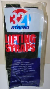 Gewichthebergurte 321 STARK gepolstert Paar Nylon 1,5" breit x 23" lang Fitnessstudio - Bild 1 von 4