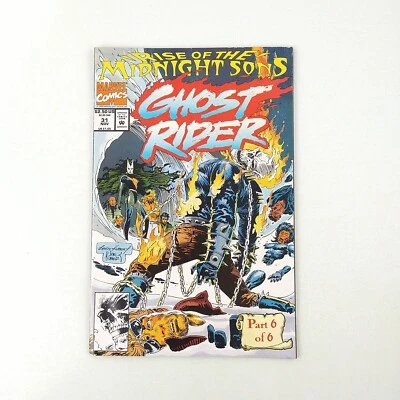 Ghost Rider #31 Rise of the Midnight Sons FN (1992 Marvel Comics) - Image 1 of 4