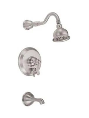 Danze Opulence Pressure Balance Tub and Shower Faucet with Valve Brushed NIckel - Image 1 of 4