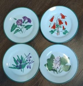 Juego de 4 platos de ensalada de flores silvestres de la Federación Nacional de Vida Silvestre de 7,5" - Imagen 1 de 5