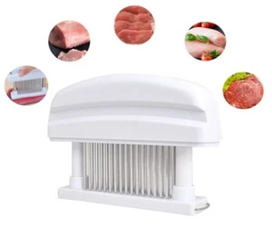 Stainless Blade Meat Tenderizer 48pcs Needles Beef Pork Tenderizer Kitchen Tool - Picture 1 of 9