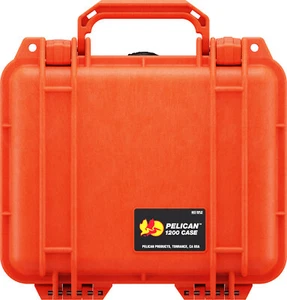 Pelican 1200 Case with Foam (Orange) - Picture 1 of 2