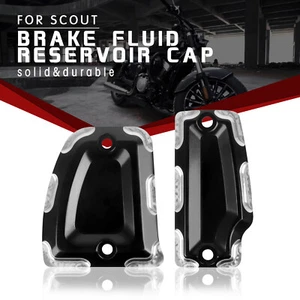 Aluminum Fron&Rear Master Cylinder Cover For Indian Scout Sixty 2015-2022 2016 - Picture 1 of 9