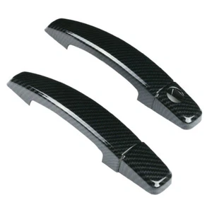 Carbon Fiber 2PC Door Handle cover Trim Accessories for Chevrolet Camaro 2010-15 - Picture 1 of 12
