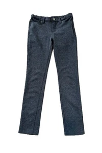 Gap Kids Sz 10 Girls Ponte Knit Pants Stretch Skinny Gray Factory - Picture 1 of 5