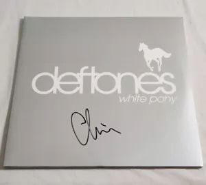 LP de vinilo autografiado de Deftones White Pony firmado por Chino Moreno - Imagen 1 de 4