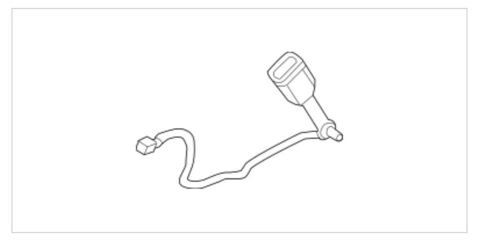 Genuíno Nissan Versa Sedan Note Fivela Frontal Esquerda Carvão - NOVO FABRICANTE DE EQUIPAMENTO ORIGINAL - Imagem 1 de 1