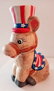 Vintage 1983 Enesco Political Playmate Keramik Bank-Esel - Bild 1 von 10