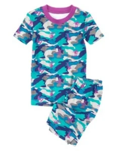 GYMBOREE SLEEPWEAR CAMO SURFER 2pc PAJAMAS 6 12 18 24 2 3 4 5 6 7 8 10 12 NWT - Picture 1 of 1