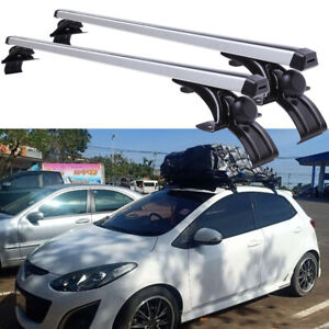 For Mazda 2 3 48" Car Top Roof Rack Cross Bar Cargo Luggage Carrier Aluminum