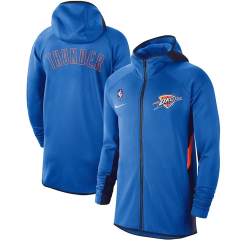 Nike Oklahoma City Thunder Showtime Therma Flex Full-Zip Hoodie Men's Size XL Cover