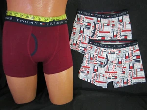 Tommy Hilfiger logo Boys' Boxer Brief Underwear (3-Pack) Size L (12-14) - Picture 1 of 8