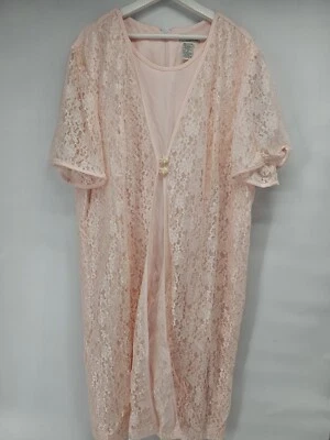Vestido estilo encaje floral rosa The Avenue vintage para mujer talla 28 Foto 1 de 4