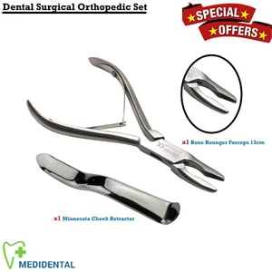 Surgical Bone Rongeur Plier Orthopedic Oral Surgery Instruments CE - Picture 1 of 3