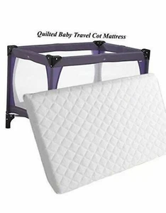 Mamas & Papas 95 X 65 X 5cm Travel Cot Mattress Waterproof Zip Cover for Graco, - Picture 1 of 4