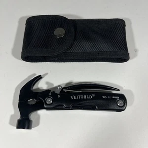TSRYRLR 15 in 1 Hammer Multitool Camping Gadget Survival Tool W/ Sheath Unused - Picture 1 of 6