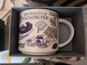 Starbucks UNIVERSITY OF WASHINGTON Been There Series Collectible Mug 14 Oz NEW - Picture 1 of 1